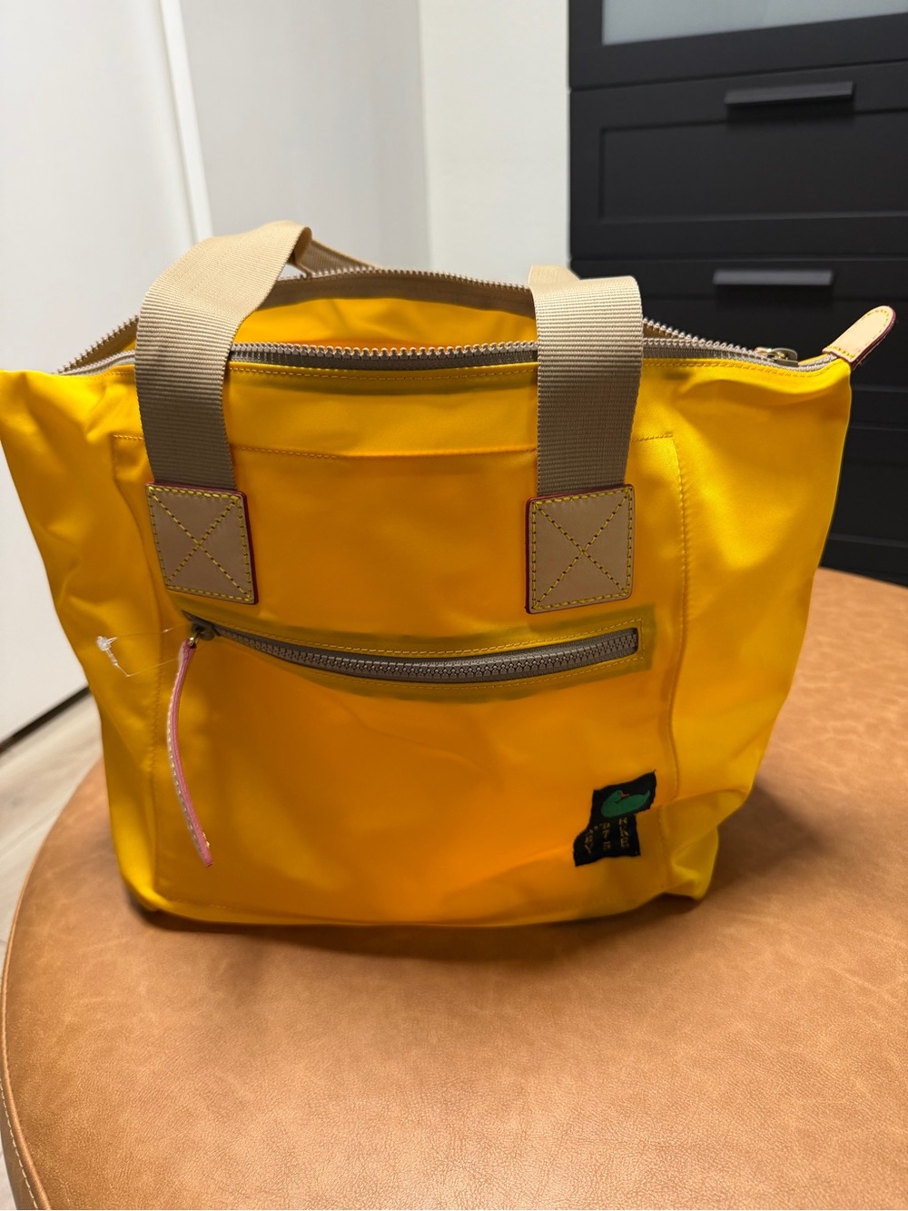 Dooney & Bourke Yellow Tote Bag